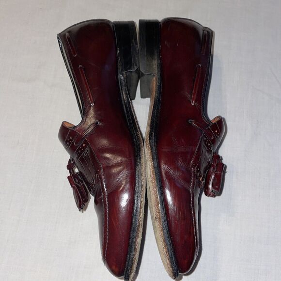 Johnston & Murphy Aristocraft Dress Shoes Men’s Size 8.5 D Burgundy Leather main image 7